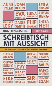 Cover des Buches mit lauter Quadraten, in denen die Namen der 23 Schriftstellerinen stehen
